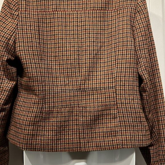 Traditions Vintage Houndstooth Checked Lined Blazer Size‎ 14P - Picture 9 of 13